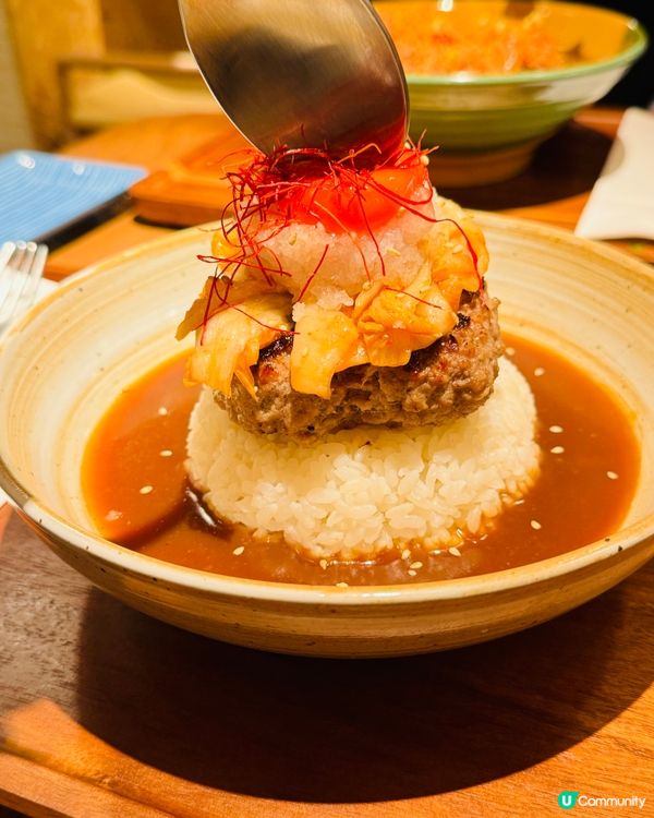 🐮觀塘人氣•和牛漢堡扒丼🐮