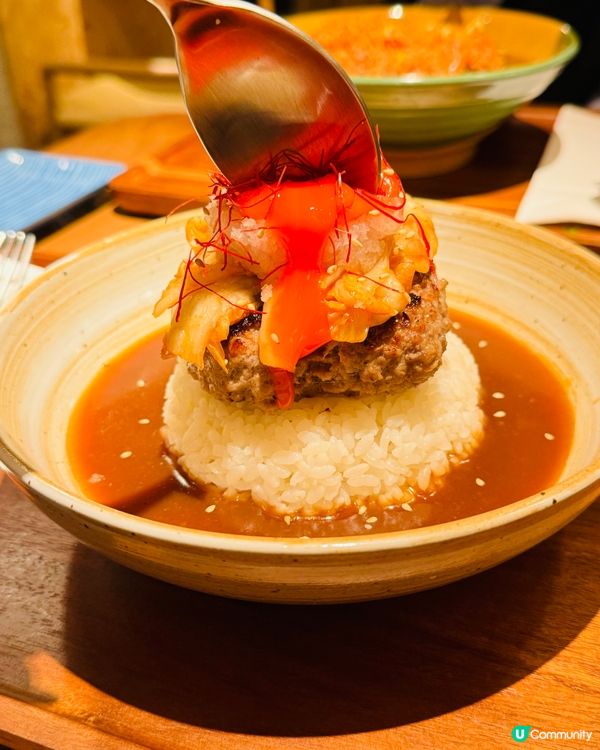 🐮觀塘人氣•和牛漢堡扒丼🐮