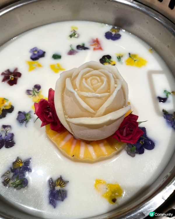 打卡火鍋，靚靚牛奶玫瑰鍋