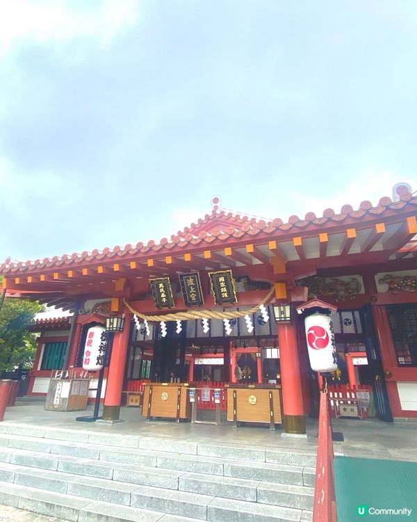 沖繩波上宮🌊  海邊神社，美到暈！🤩