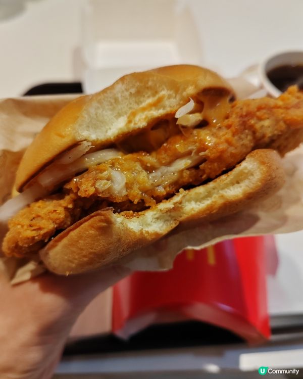 終於試食麥記脆爆雞腿飽🍔