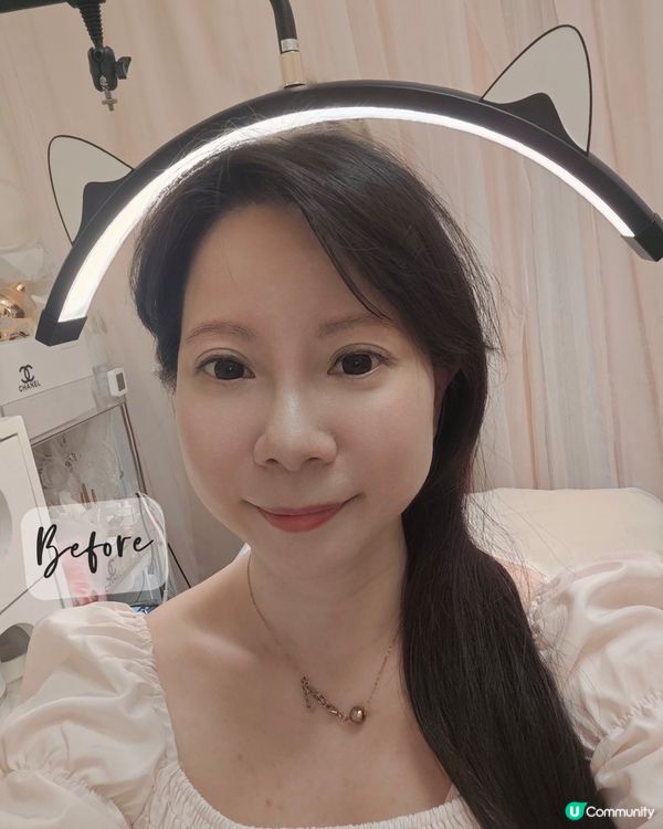 終於有返條眉毛啦💗聽到微笑劍后話自己無眉娘~哈哈我真係身同感...