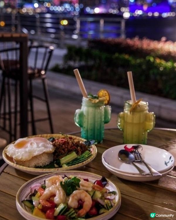 ✨️中環三號碼頭泰式餐廳✨️$100有海景😍