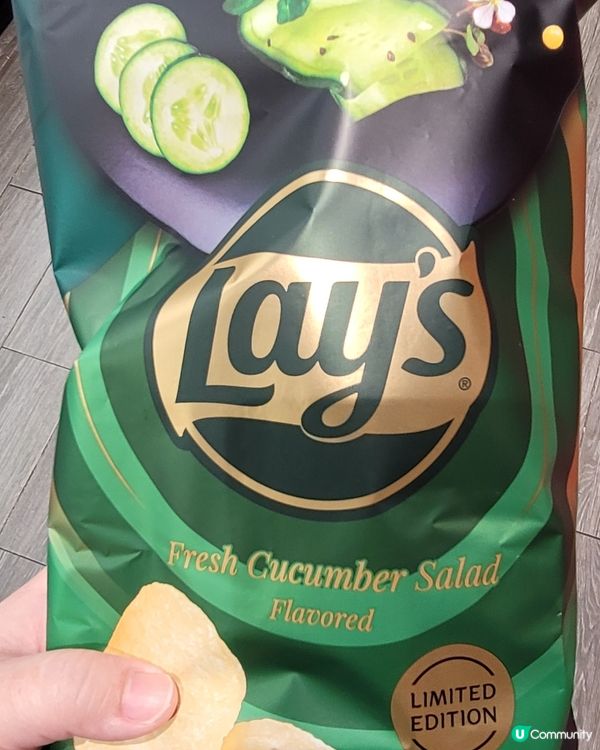 Lays 青瓜味薯片😆