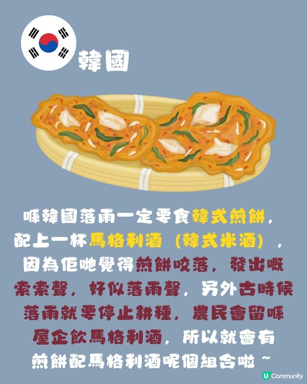 各國落雨冷知識🌍原來喺泰國會高掛呢樣嘢驅雨😂落雨食咩好？