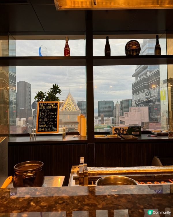 尖沙咀高樓靚景的日式燒鳥店