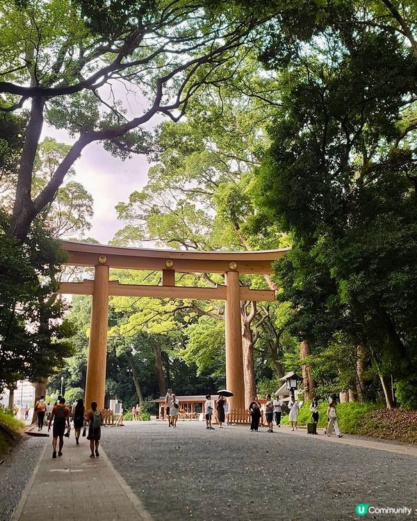 綠悠悠的「明治神宮」