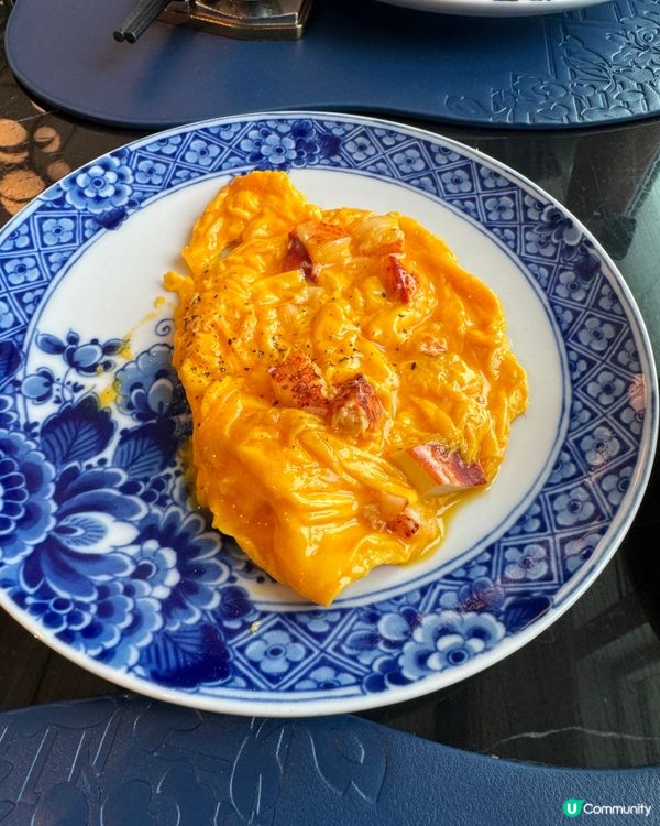 澳門倫敦人御園早餐👑  
奢華享受，龍蝦炒蛋、金箔帶子餃，仲