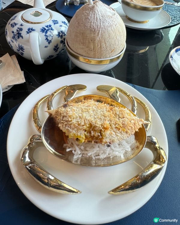 澳門倫敦人御園早餐👑  
奢華享受，龍蝦炒蛋、金箔帶子餃，仲