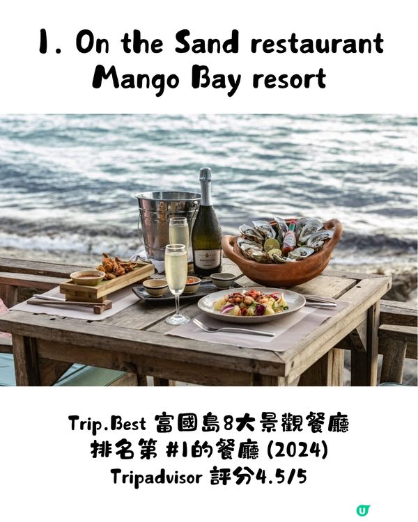 富國島6大靚景餐廳推薦🏝️私有海邊日落🌊附預約連結