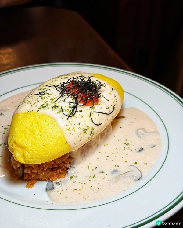 🥰 昭和咖啡店! 明太子蛋包飯