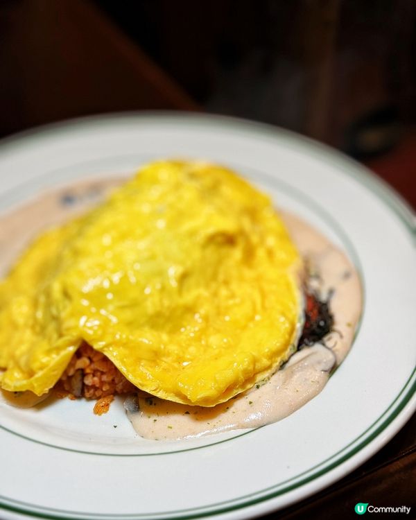 🥰 昭和咖啡店! 明太子蛋包飯