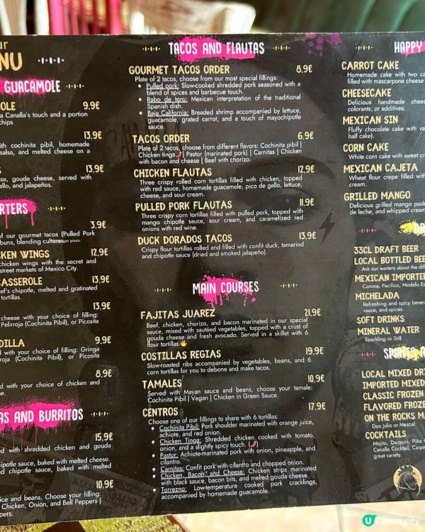 食墨西哥，隨便和飲西班牙最受歡迎的sangria! 😋😋