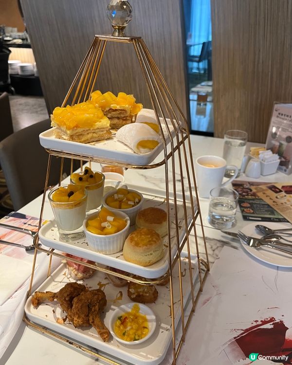 芒果三層下午茶推介 🥭  $89抵食😋