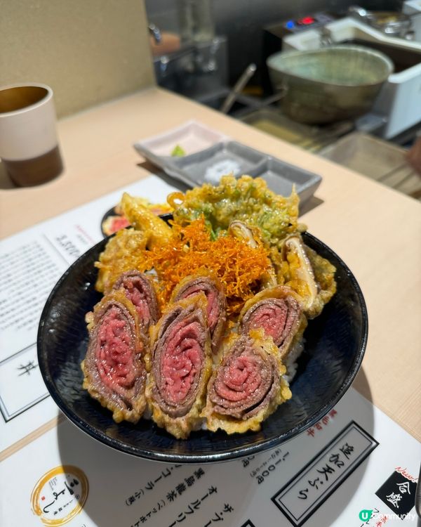東京天婦羅黑毛和牛！