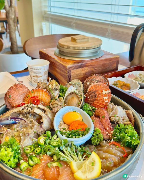 釜山必食醬油蟹海鮮拼盤