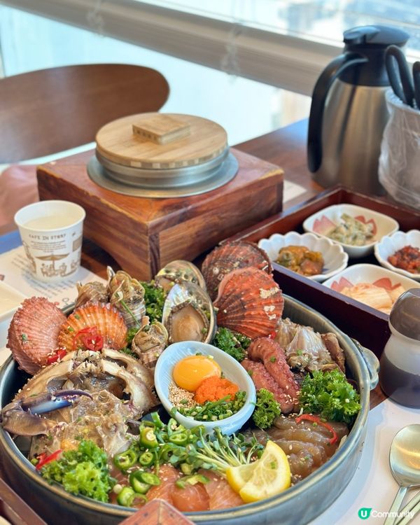 釜山必食醬油蟹海鮮拼盤