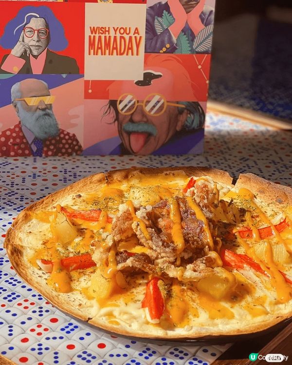 軟殼蟹Pizza真的好好味，Pizza邊超級薄脆,而且最上層...