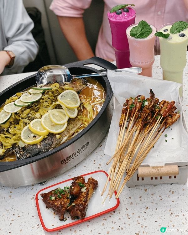 呢家多人上大陸食?，一定會食串燒?烤魚?西環巴辣仔烤魚主打正...