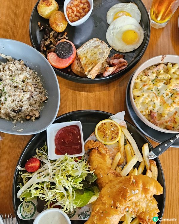 海邊餐廳一家大細👨‍👩‍👧‍👦 食餐飯吹海風🏖️