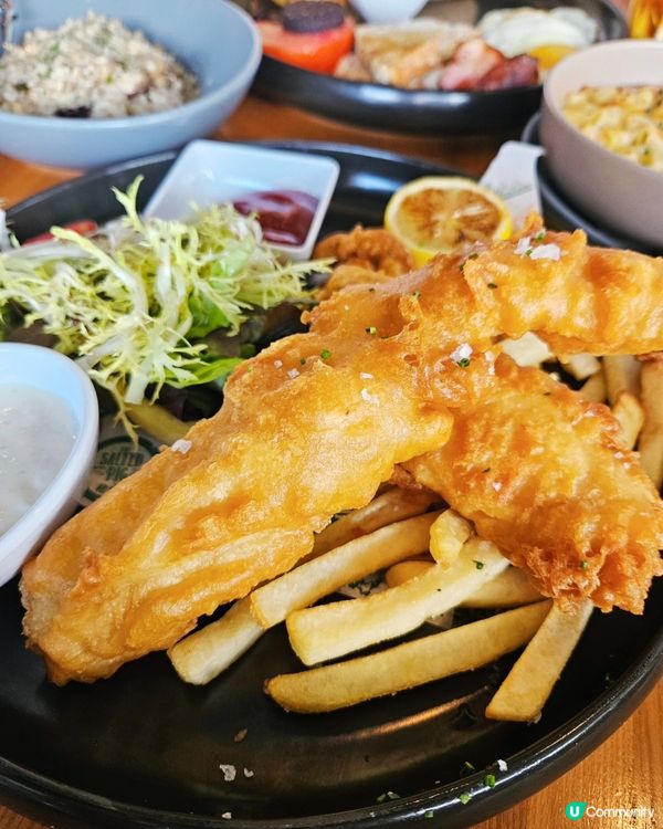 海邊餐廳一家大細👨‍👩‍👧‍👦 食餐飯吹海風🏖️