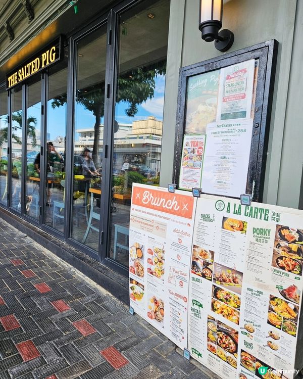 海邊餐廳一家大細👨‍👩‍👧‍👦 食餐飯吹海風🏖️