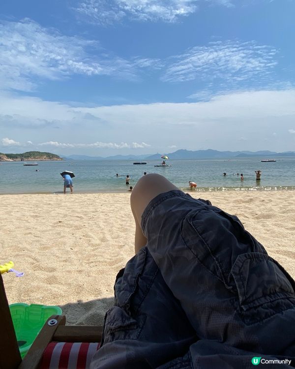 長洲東灣沙灘🏝️打卡超靚！五星推介