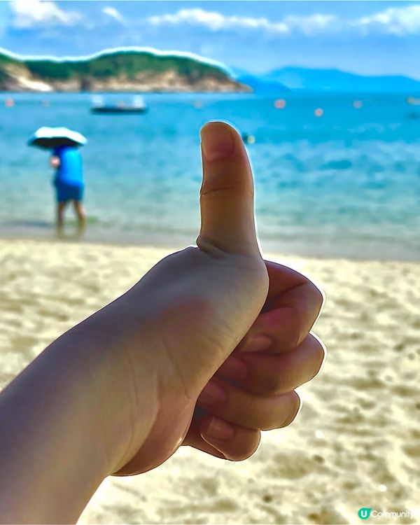 長洲東灣沙灘🏝️打卡超靚！五星推介