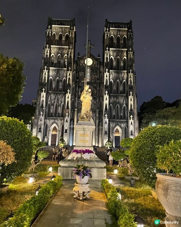 🇻🇳 古街旁嘅哥德式教堂⛪️，法國風情濃郁！