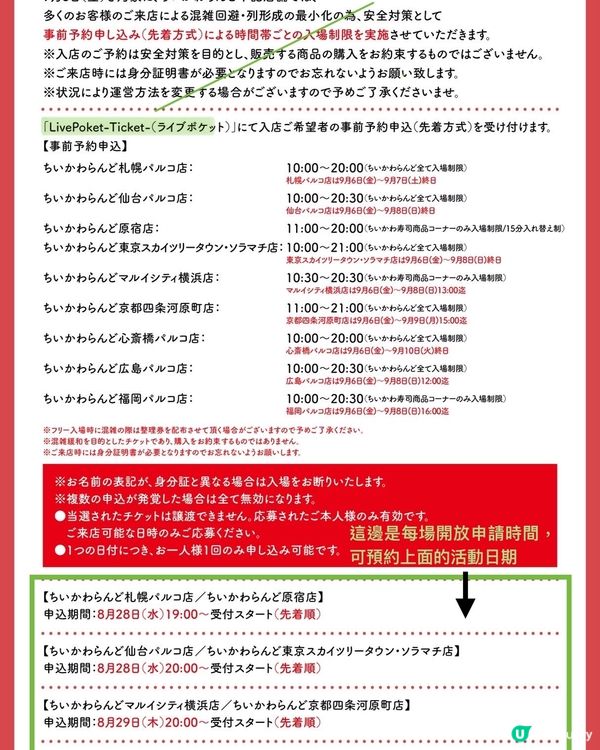 《Chiikawa系列第二彈》Chiikawa壽司期間限定店