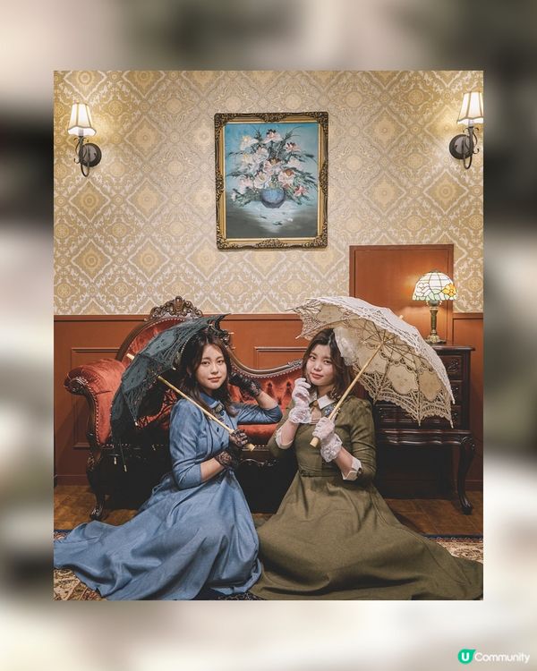 日本復古洋裝體驗👜彷彿置身於大正時代🤠⏳感受不一樣的浪漫🎞️❤️