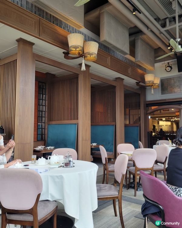 在米芝蓮一星中餐廳食西洋tea set?