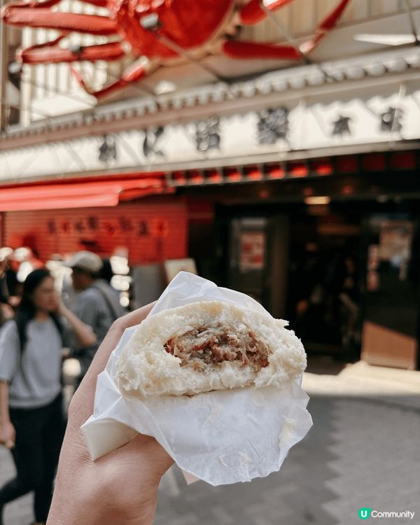 大阪必食熱點之一，無需預約，一啖滿口蟹肉，鮮甜。包身熱辣鬆軟...