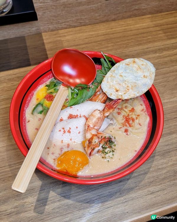 新店限定~海老牛乳蝦湯拉麵 @ 一幻拉麵 ( 銅鑼灣世貿中心 )