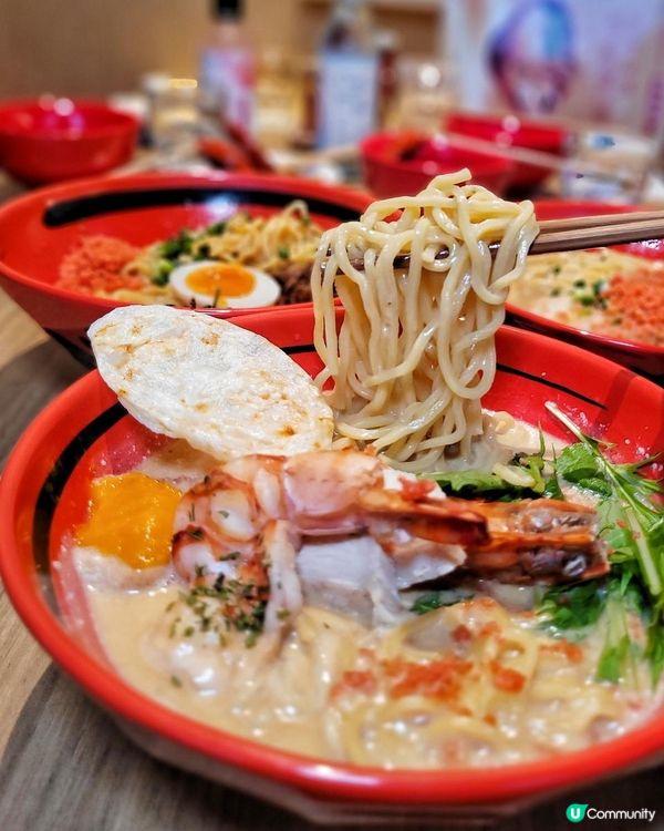 新店限定~海老牛乳蝦湯拉麵 @ 一幻拉麵 ( 銅鑼灣世貿中心 )