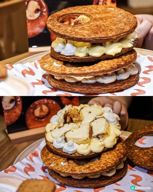 《紅爆日本🇯🇵！即製巴斯克芝士蛋糕千層酥🍰》