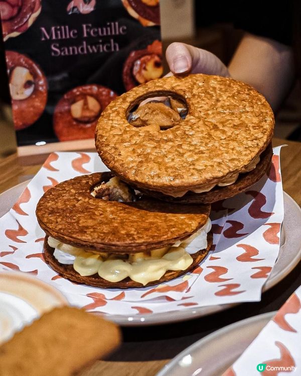 《紅爆日本🇯🇵！即製巴斯克芝士蛋糕千層酥🍰》