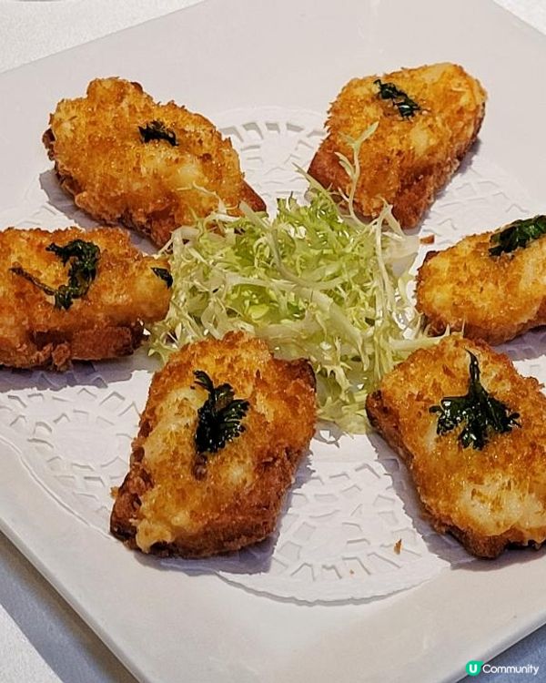 金錢雞 X 蝦多士 X 大紅袍燻雞出色 @ 粵軒 ( 灣仔六國酒店 )