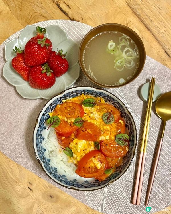 【簡易食譜】蕃茄炒滑蛋 🍅🥚