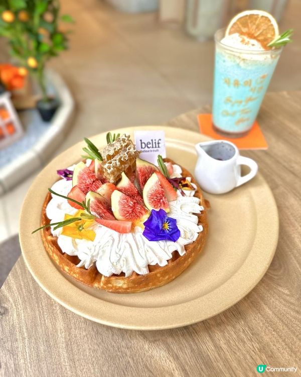 元朗韓風柑橘橙色Cafe｜Terrace in Seaside