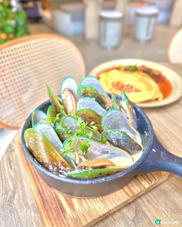 元朗韓風柑橘橙色Cafe｜Terrace in Seaside