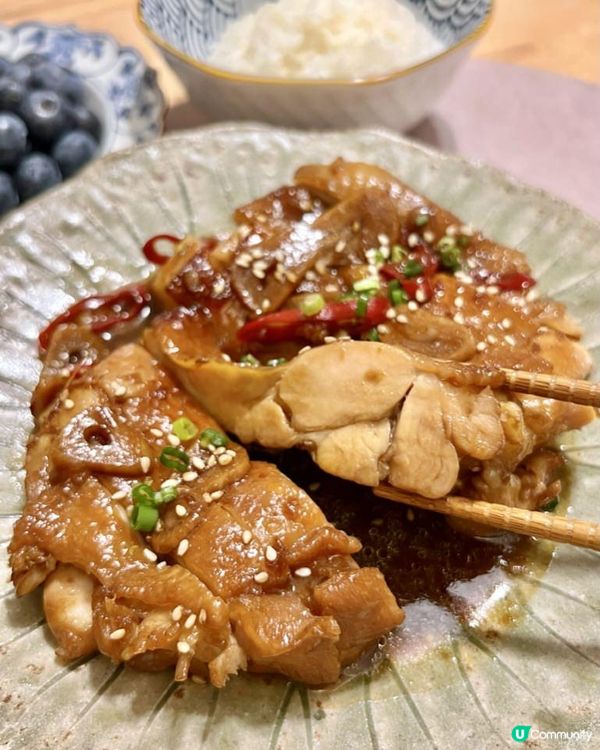 【簡易食譜】惹味蒜香照燒雞扒