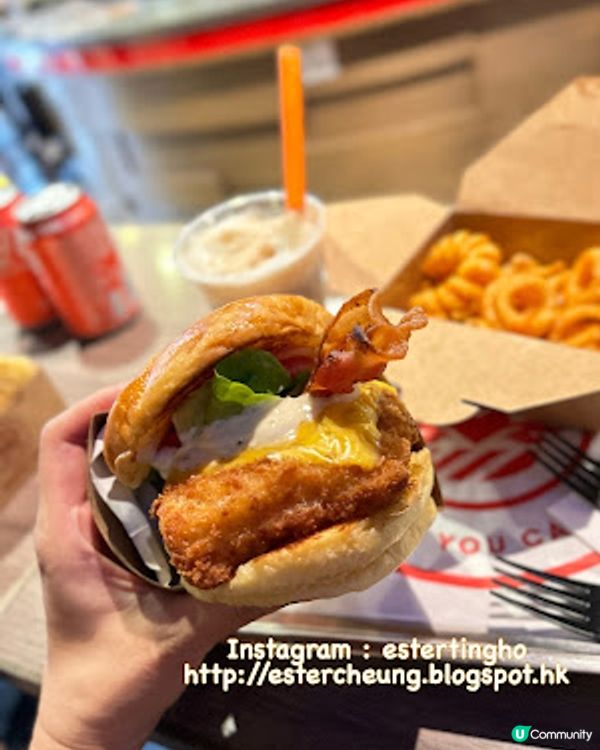 【灣仔 食記】滋味午餐 ♥ 芝士牛肉漢堡。魚柳漢堡。扭扭薯條 ♥ Burger Joys