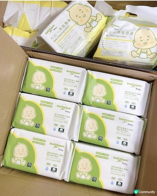 【新手媽媽】寶寶皮膚護理：SoftTouch綿花