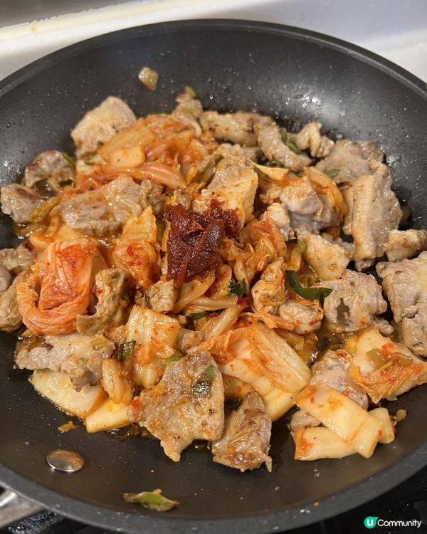 🇰🇷韓式泡菜肉片煎蛋丼
