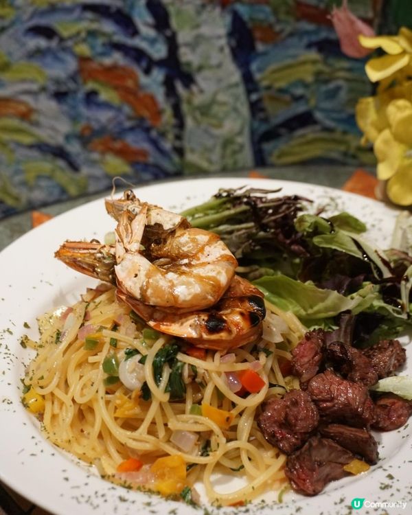 銅鑼灣【凡高廚房】份量級火焰護心牛柳串