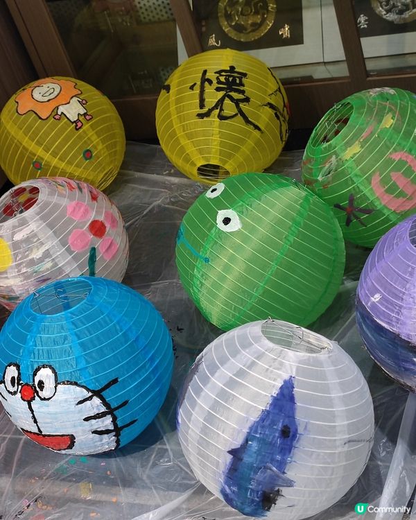 中秋燈籠自己畫