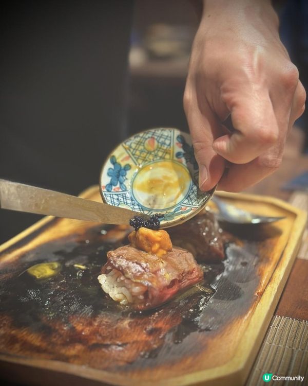 銅鑼灣｜必試席前烹調の海膽和牛燒✨