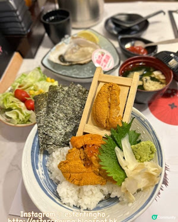 【新蒲崗 食記】去海膽仔 ♥ 海膽丼 ♥ 日本雪解蠔