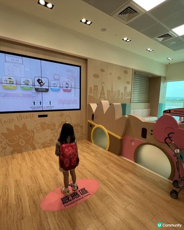 台北桃園國際機場Hello Kitty主題｜候機區｜打卡｜兒童遊戲設施